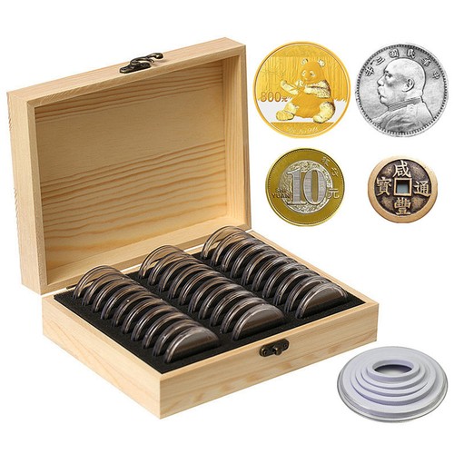 30pcs 51mm wooden coin - 30pcs,