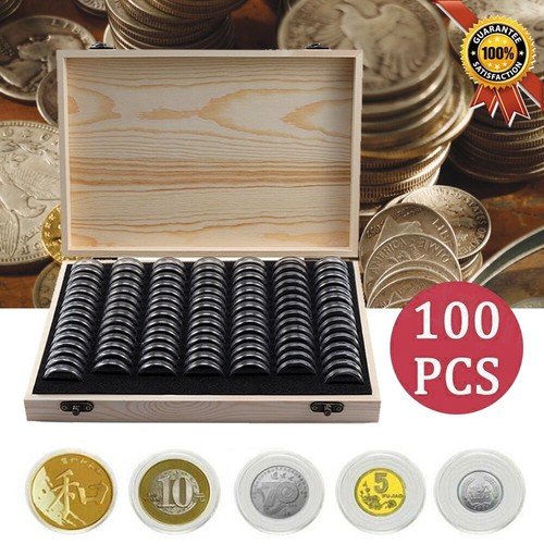 100pcs coins display storage - 100pcs,