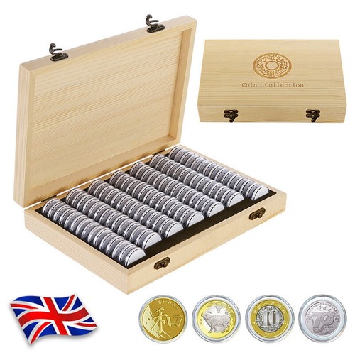 100pcs coins display storage - 100pcs,