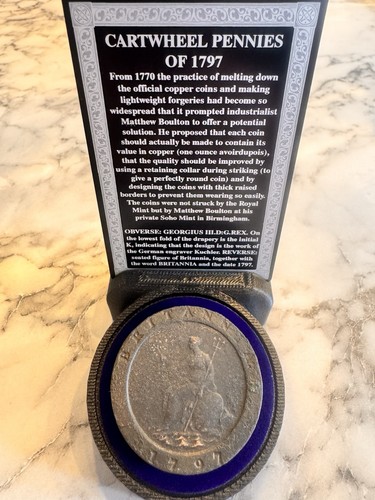 Cartwheel coin display - cartwheel,