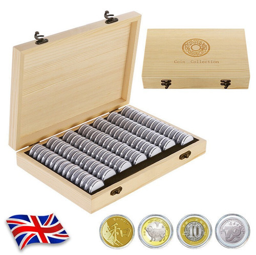 100 pcs coins display - pcs, storage