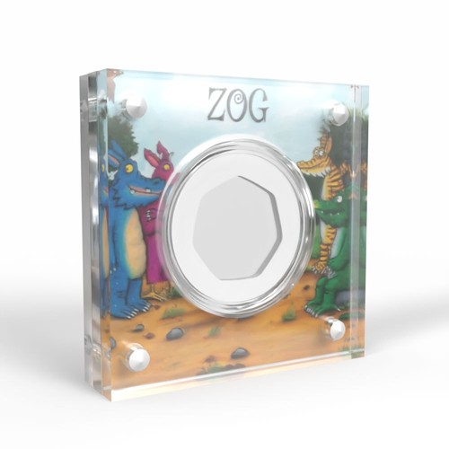 Zog 50p acrylic - 50p, display