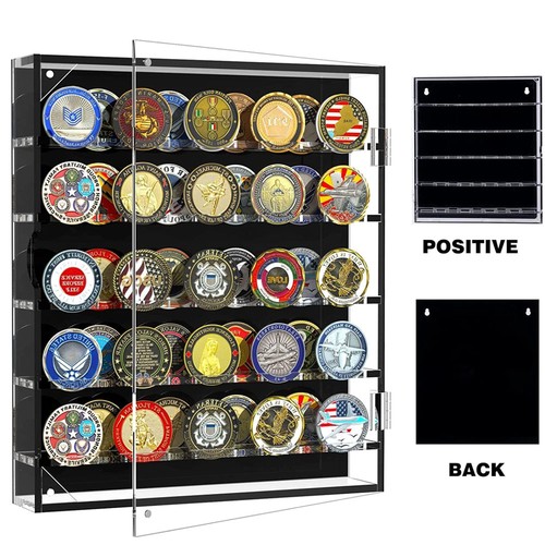 Challenge coin display case - coin,