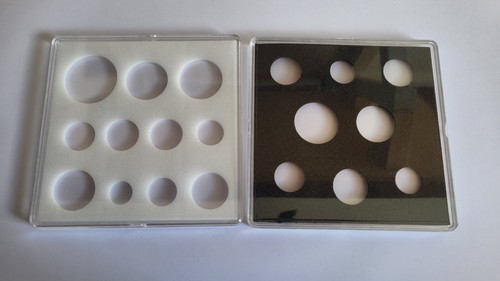 Acrylic coin display - case, for
