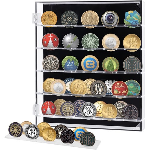 Challenge coin display case - display,