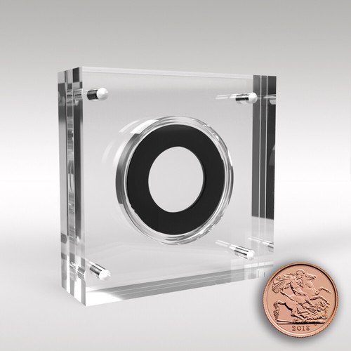 Sovereign coin acrylic - coin,
