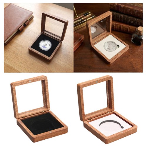 Wooden coin presentation - coin,