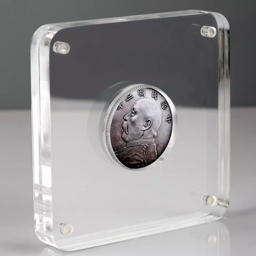 Acrylic coin display case - display,