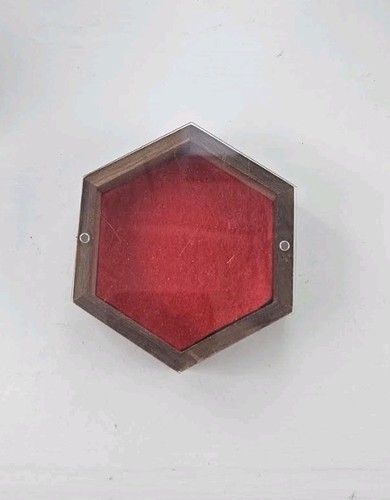 Lovely walnut display - lovely, case